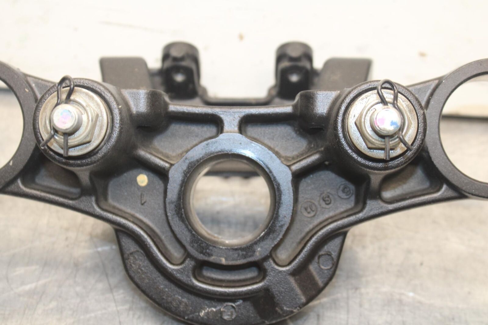 12-17 KAWASAKI ER-6N Z650 FORKS UPPER TRIPLE TREE CLAMP BB607