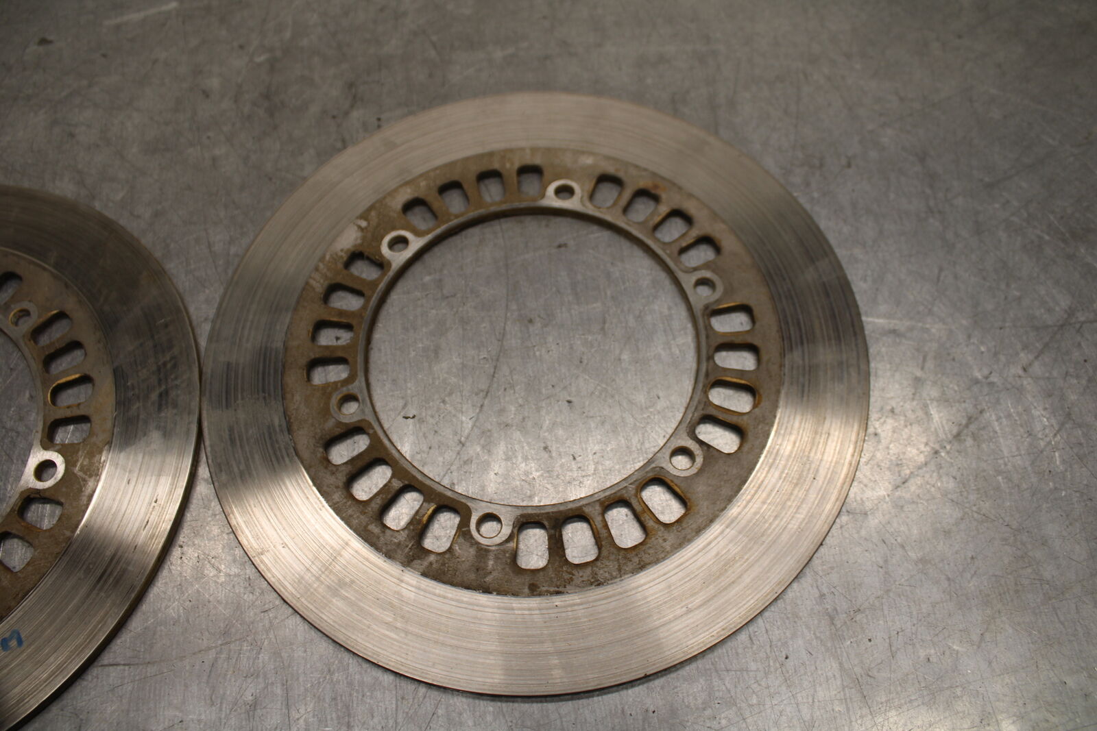 1984 Yamaha Virago 1000 FRONT LEFT RIGHT BRAKE ROTORS DISCS BB117