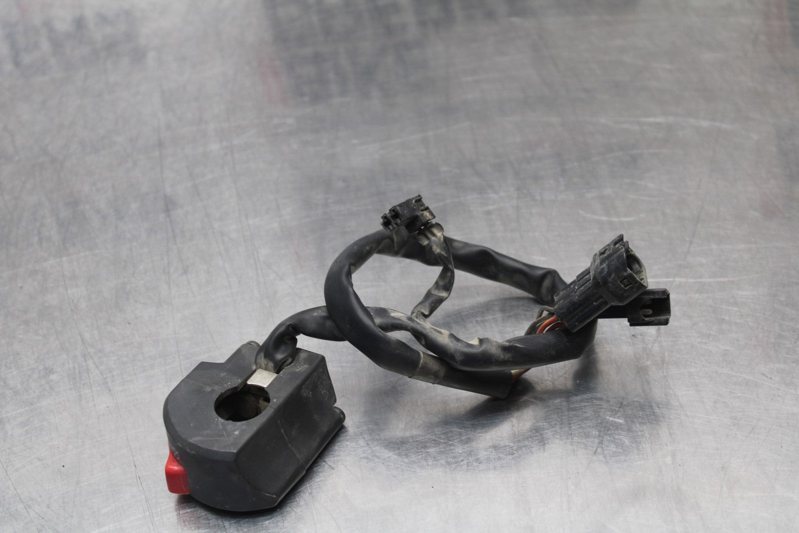07-08 KAWASAKI NINJA ZX6R RIGHT CLIP ON HANDLE KILL OFF START SWITCH  BB203