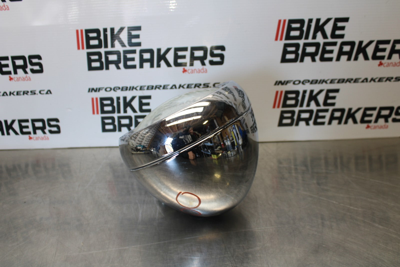 05-06 VICTORY KINGPIN DELUXE SINGLE HEADLIGHT HEAD LAMP LIGHT BB195