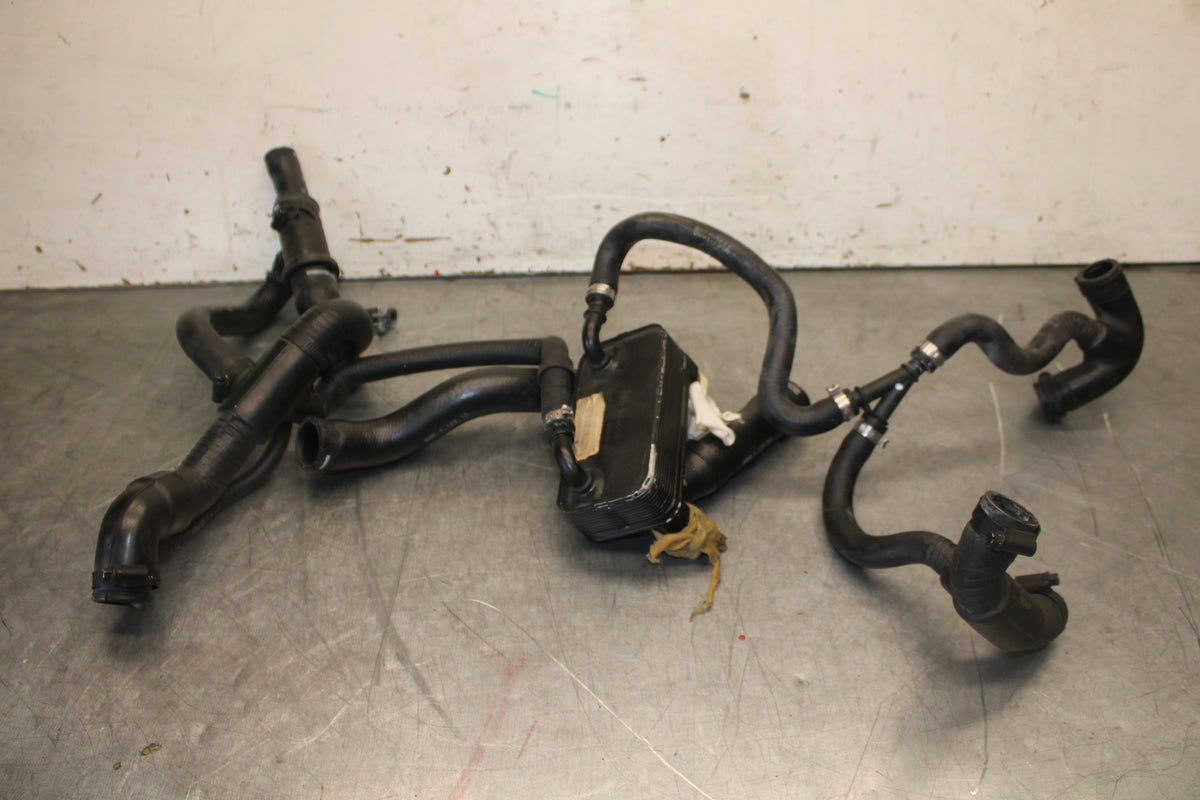 12-13 DUCATI STREETFIGHTER 848 RADIATOR HOSES ENGINE COOLANT WATER PIPES  BB705