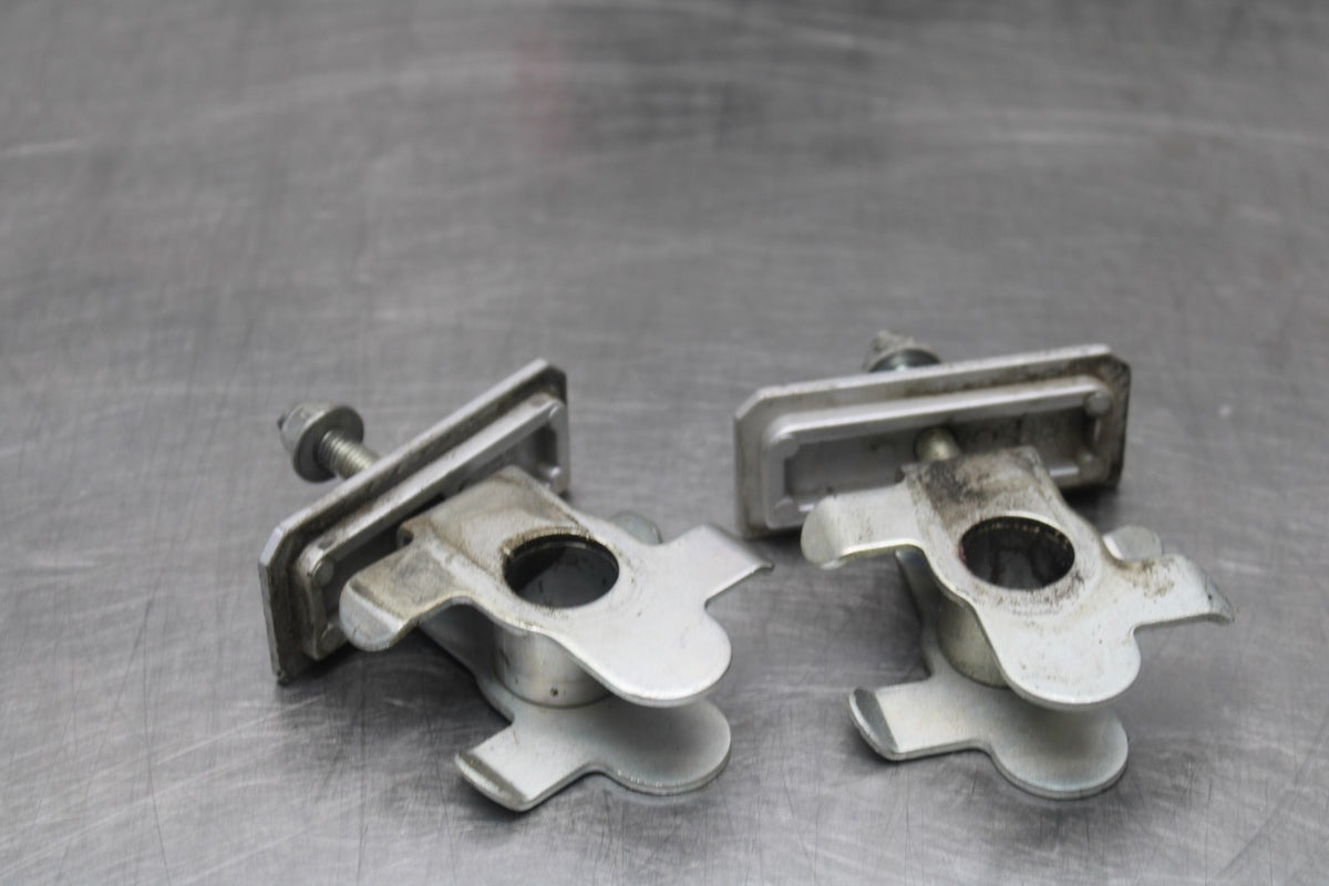 08 SUZUKI SV650 SWINGARM CHAIN TENSIONER ADJUSTMENT BRACKETS  BB846