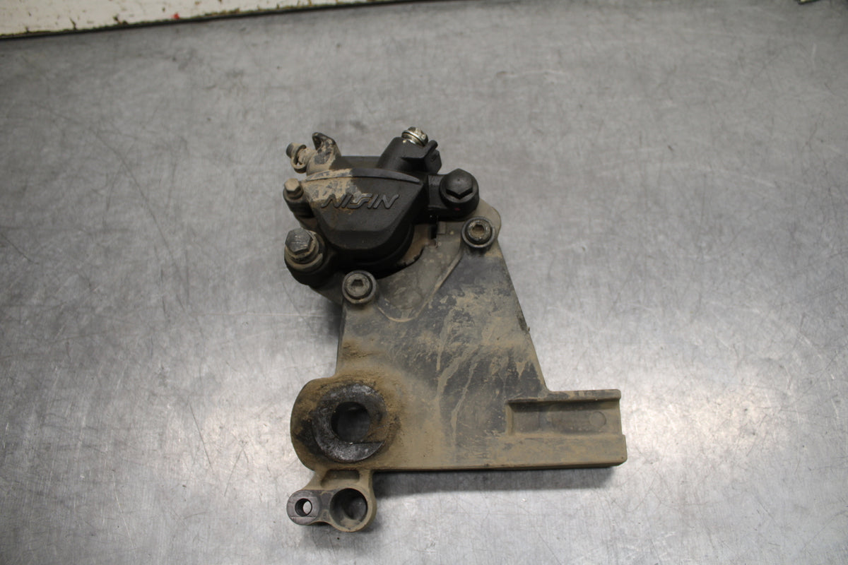 16-17 KAWASAKI VULCAN S 650 EN650 ABS REAR BRAKE CALIPER W MOUNT BRACKET  BB731