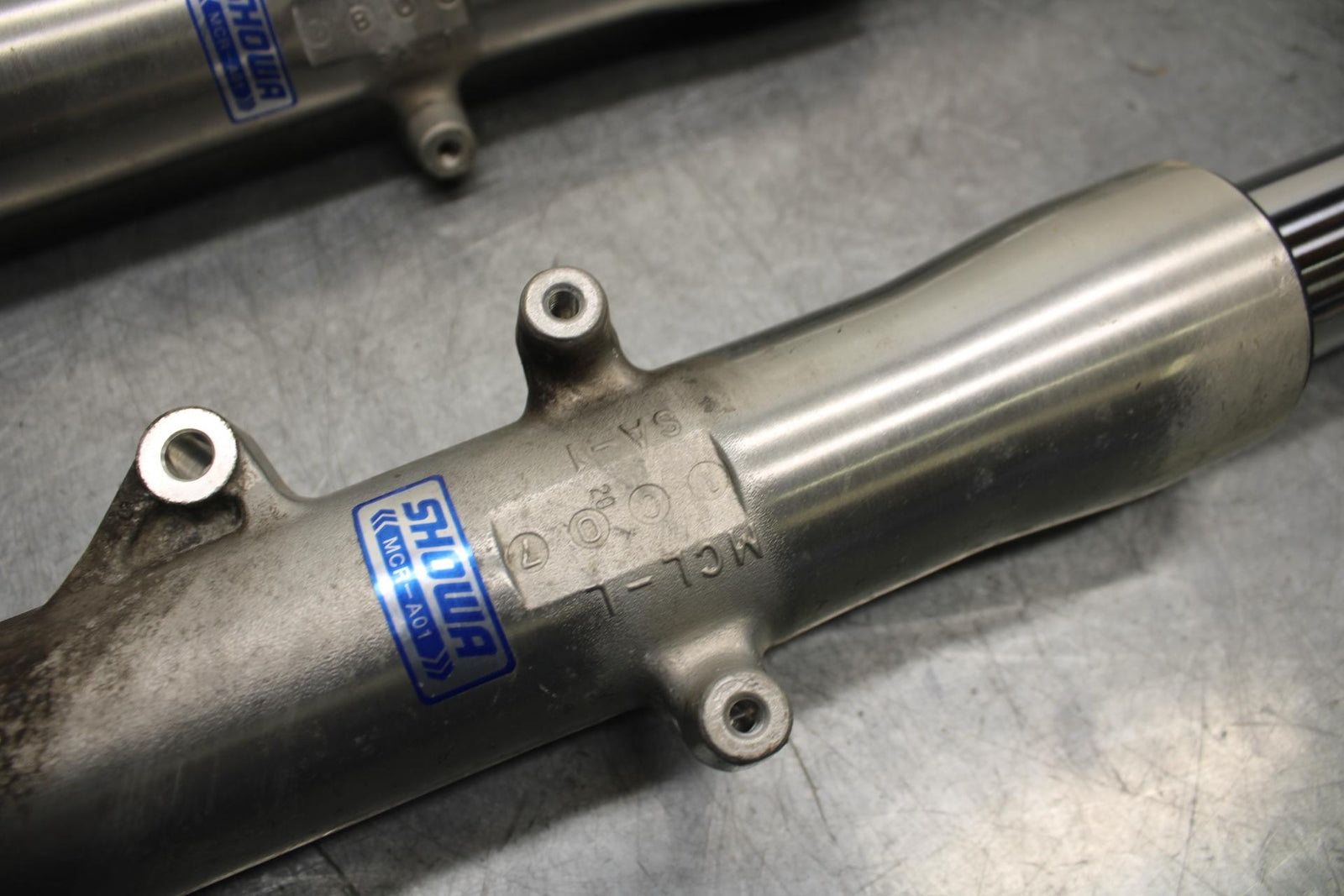 01-02 HONDA SHADOW SPIRIT 750 FRONT FORKS SHOCK SUSPENSION SET PAIR BB632