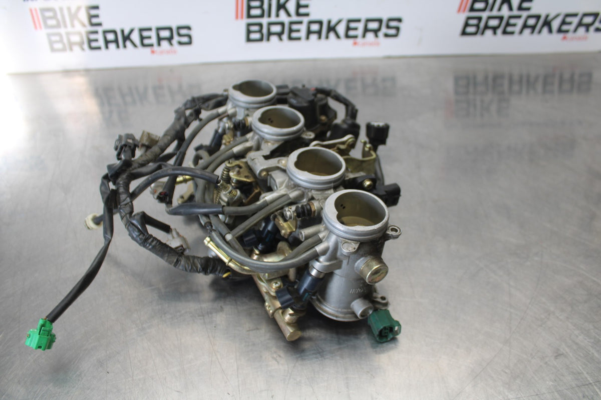 04-06 YAMAHA YZF R1 MAIN FUEL INJECTORS / THROTTLE BODIES BB432