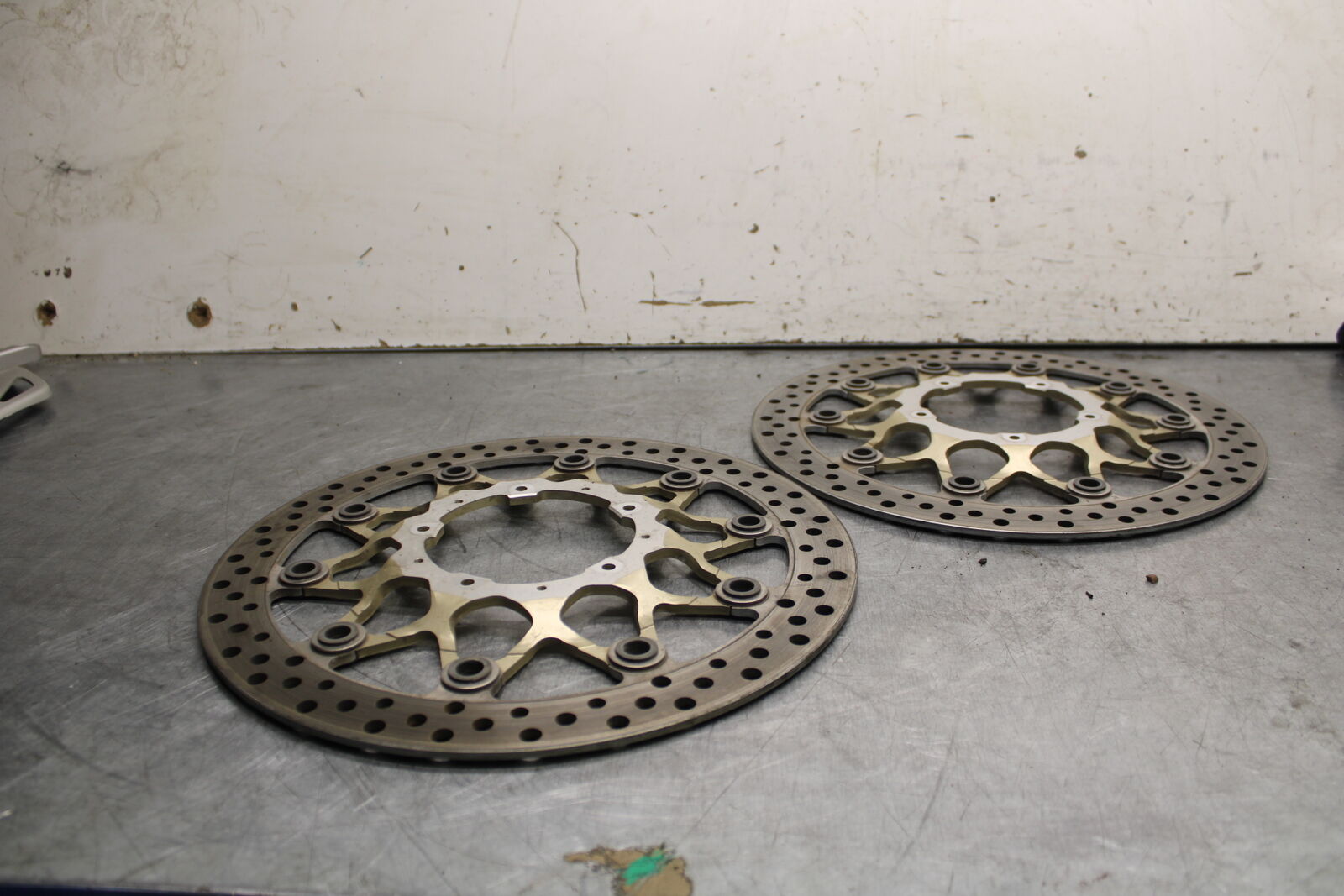 17-21 HONDA CBR1000RR SP FRONT LEFT RIGHT BRAKE ROTORS DISCS BB681