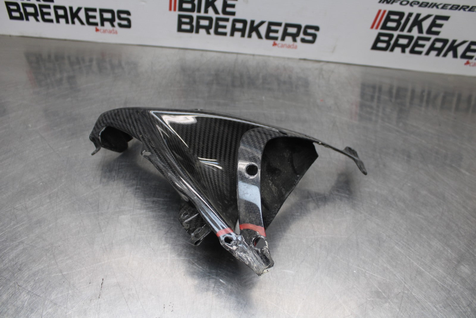 08 KAWASAKI NINJA ZX10R CB - CARBON FIBER FRONT CENTER COWL FAIRING BB201