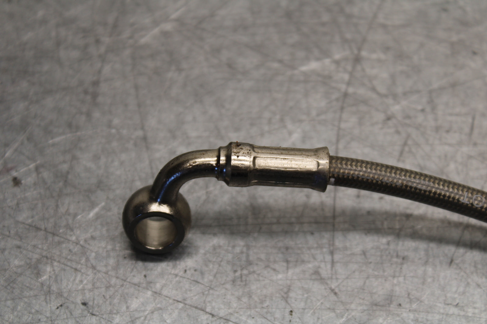 09-11 TRIUMPH DAYTONA 675 REAR BACK BRAKE HOSE FLUID LINE BB652