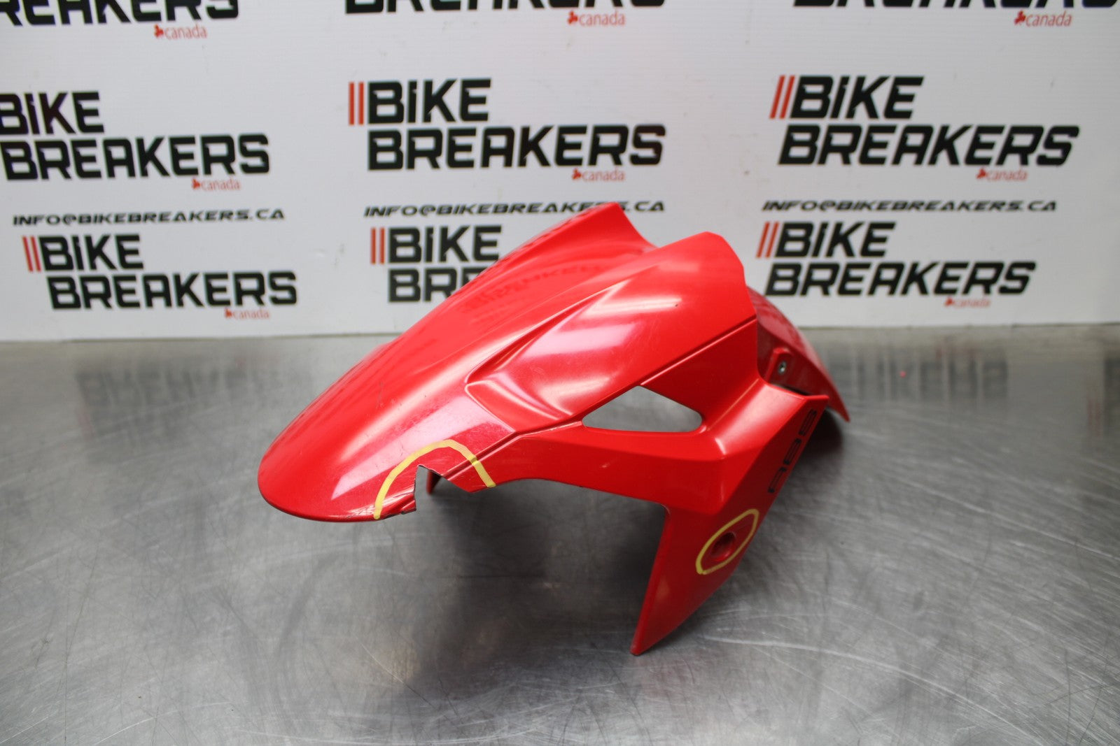 18-23 KAWASAKI NINJA 400 EX400 ABS FRONT WHEEL FENDER COWL FAIRING BB177