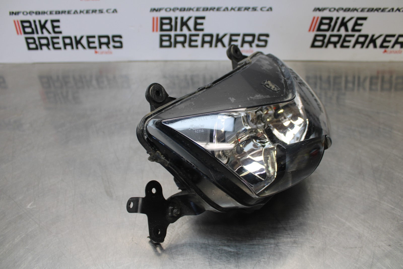 08-18 KAWASAKI KLR650 FRONT HEADLIGHT HEAD LIGHT LAMP BB183