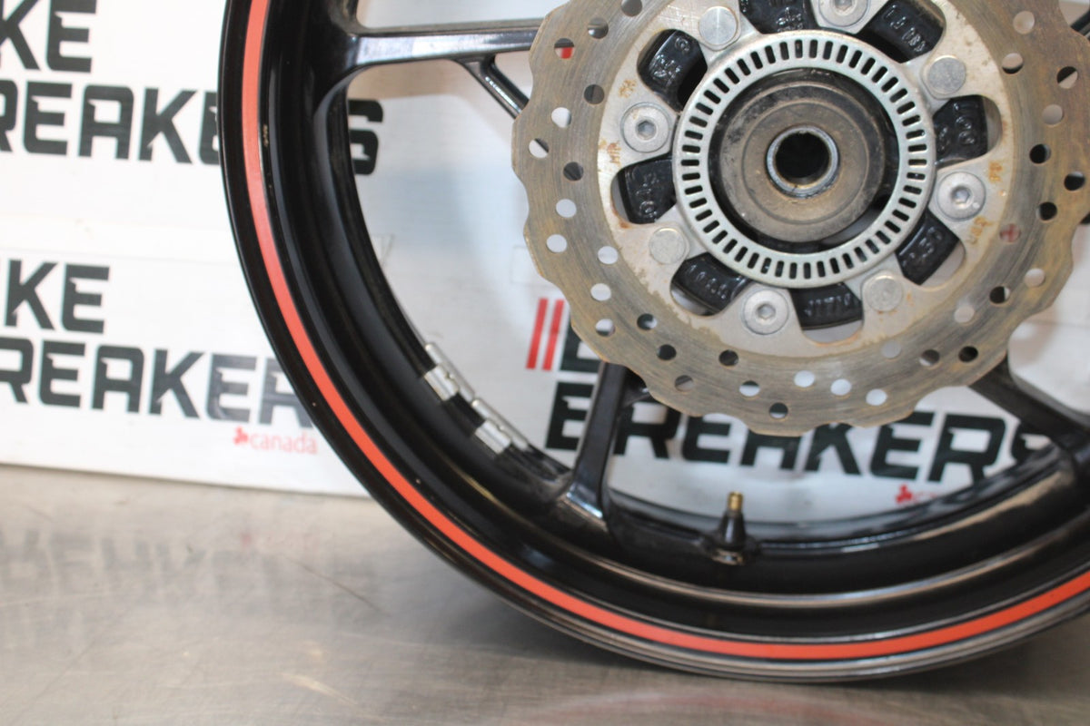 23 KAWASAKI NINJA 650 EX650 REAR WHEEL BACK RIM & ROTOR BB920