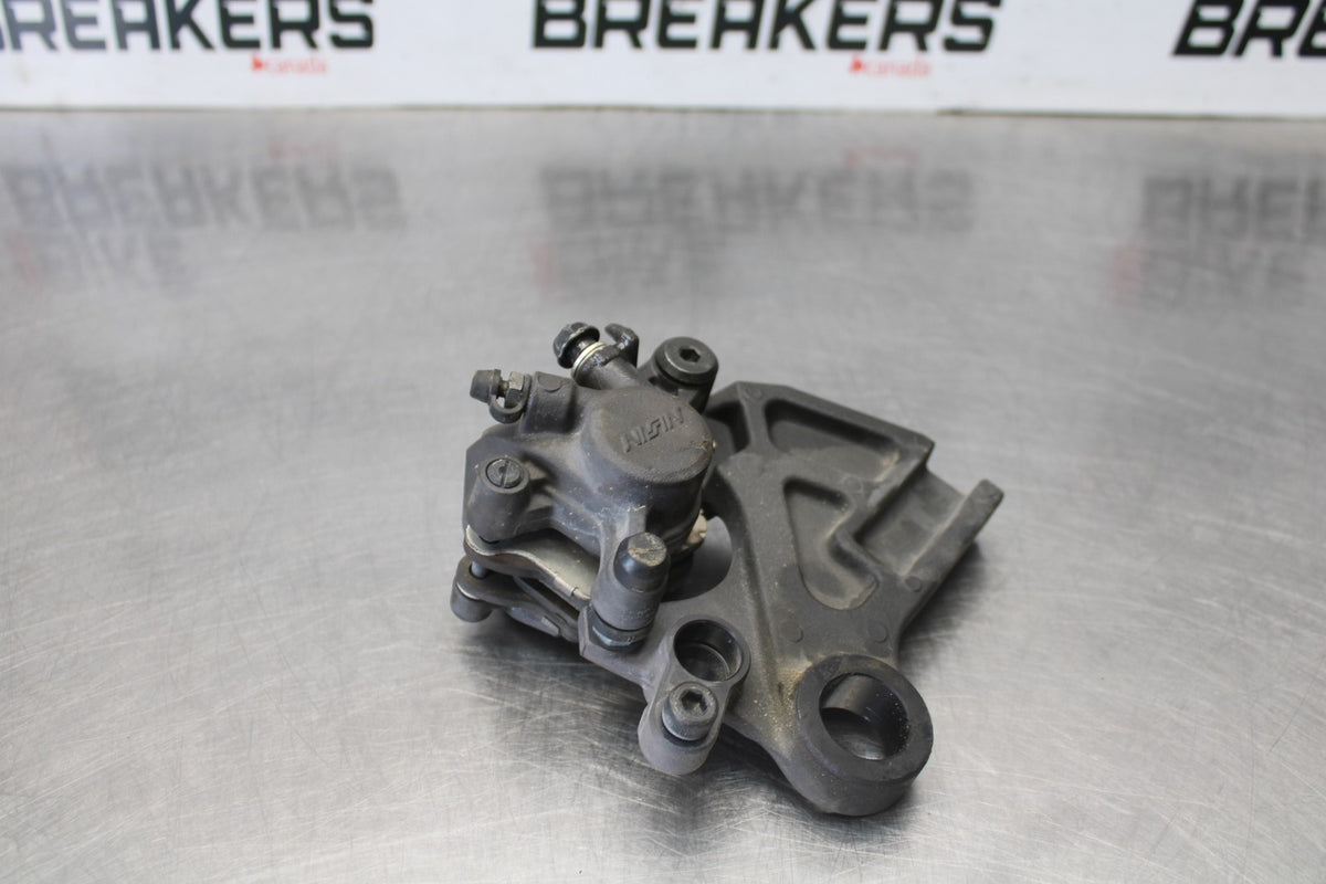 13-18 KAWASAKI NINJA ZX6R REAR BACK BRAKE CALIPER W MOUNT BRACKET BB908