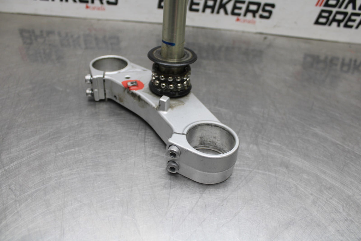 08-16 YAMAHA YZF R6 FRONT FORKS CLAMP LOWER TRIPLE TREE STEM BB929