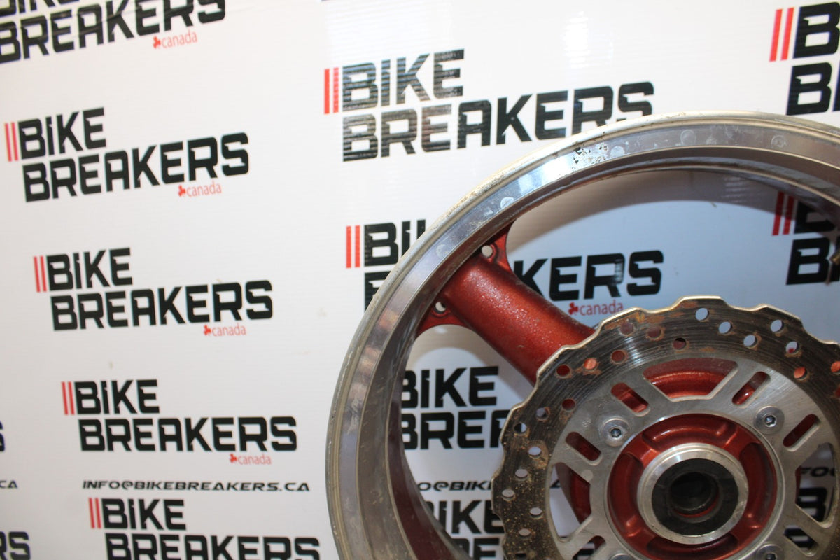 07 KAWASAKI Z1000 REAR WHEEL BACK RIM & ROTOR BB148