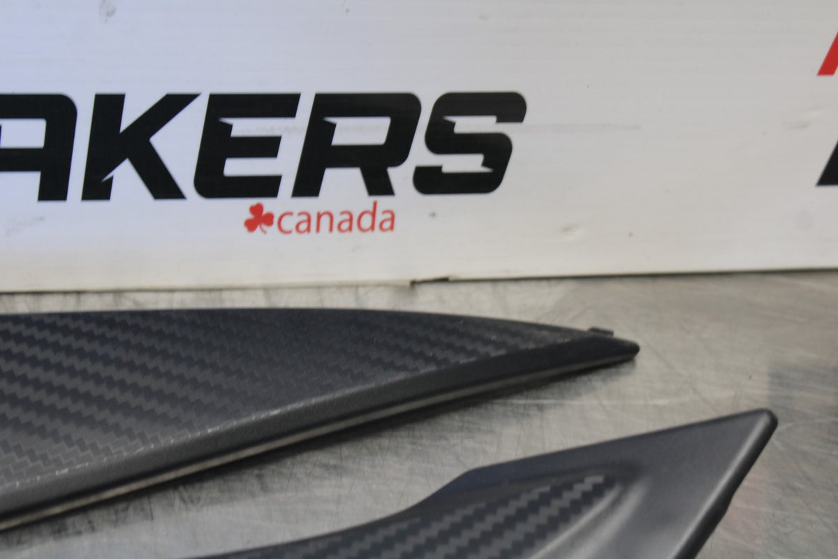 18 SUZUKI GSXR750 RIGHT LEFT GAS FUEL TANK PANELS COVERS TRIM SET COWLS  BB891