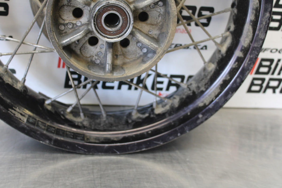 15 TRIUMPH TIGER 800 REAR WHEEL BACK RIM & ROTOR BB873