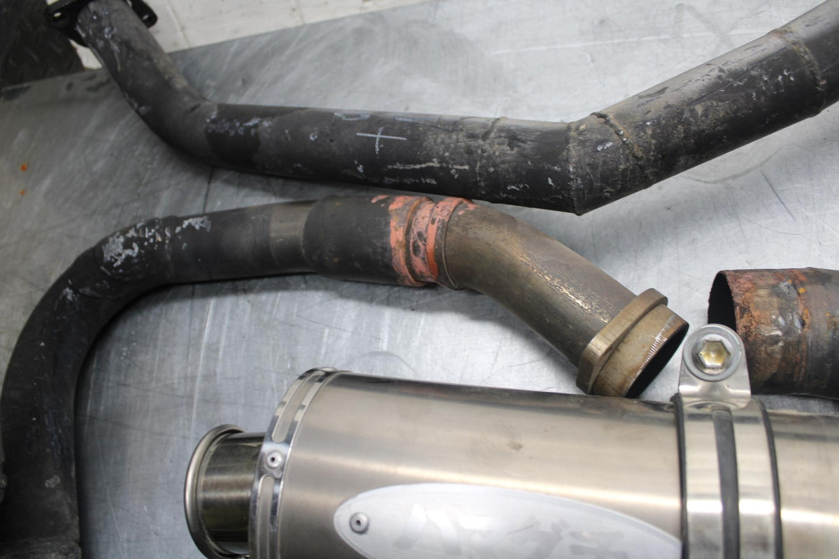 1998 Suzuki TL1000S AFTERMARKET FULL EXHAUST SYSTEM HEADERS PIPE MUFFLER BB508