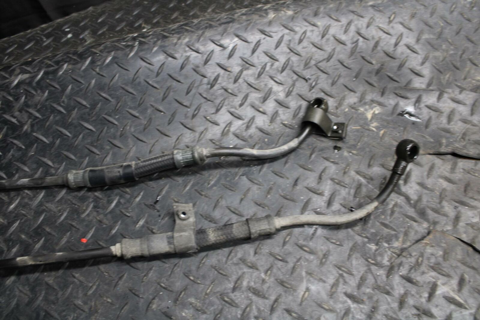 86 SUZUKI GS750ES ENGINE MOTOR OIL COOLER HOSES BB233