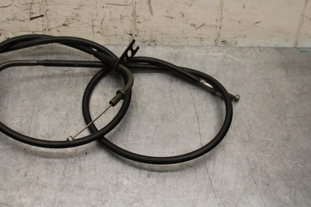 2005 Yamaha YZF R6 THROTTLE CABLES LINES 5SL-26311-00-00 5SL-26312-00-00 BB62