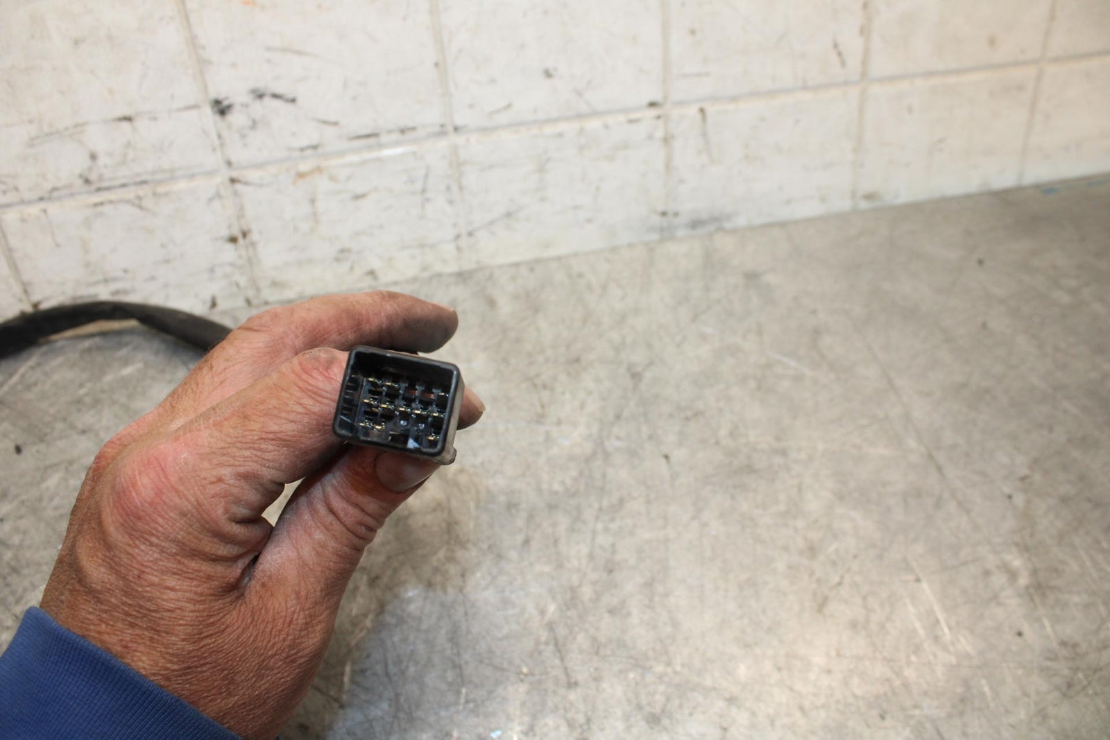 2009 Kawasaki Ninja ZX6R ZX600R LEFT CLIP ON HANDLE HORN SIGNALS SWITCH BB538