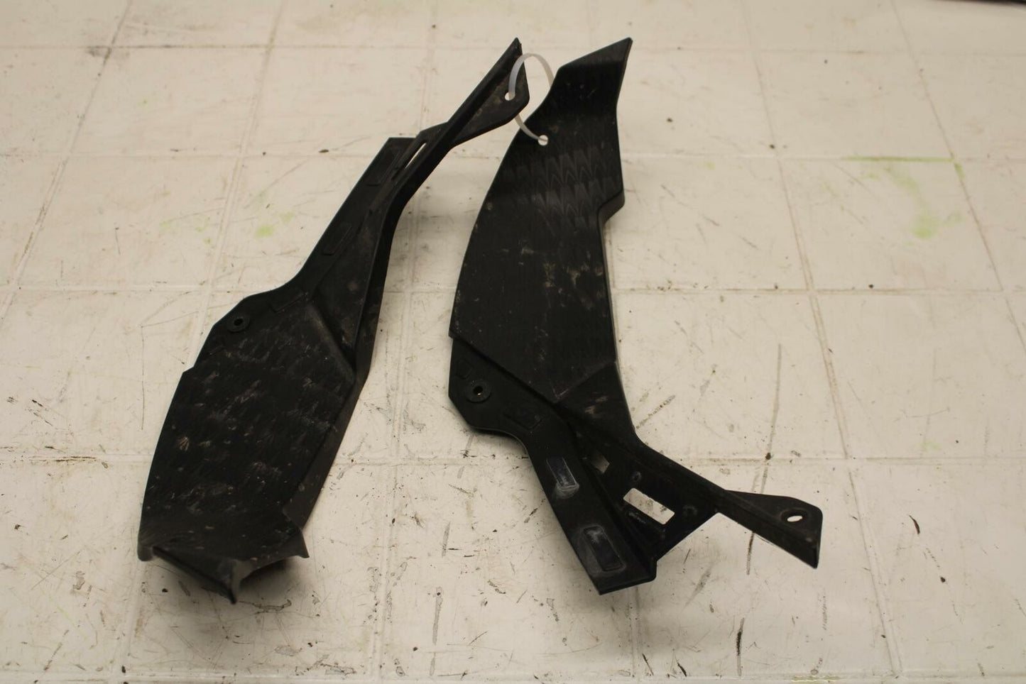 13-17 KAWASAKI NINJA ZX6R ZX636E RIGHT LEFT FRONT SIDE SEAT PANELS TRIMS BB409