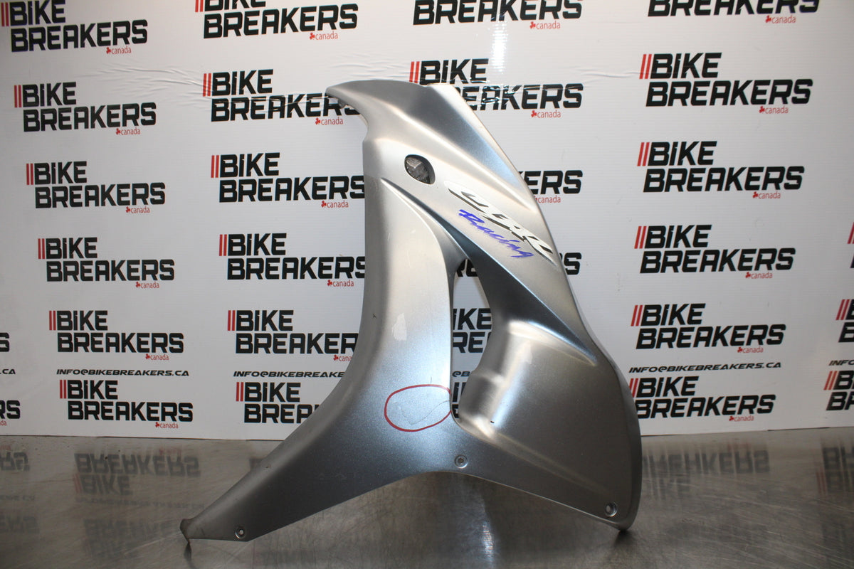 06-07 HONDA CBR1000RR LEFT MID UPPER SIDE FAIRING COWL PLASTIC BB166