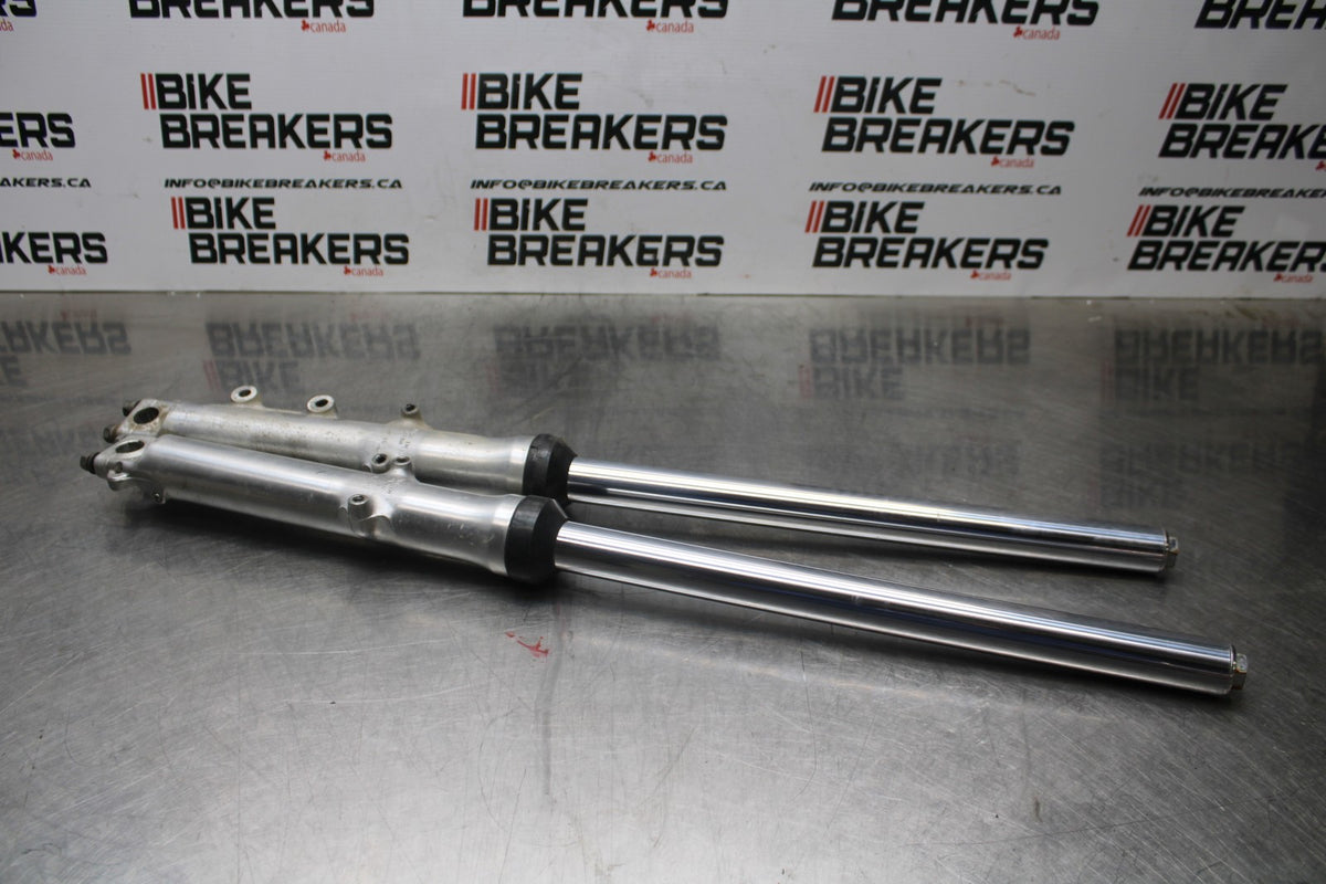 77 SUZUKI GS750 FRONT FORKS SHOCK SUSPENSION SET PAIR  BB779