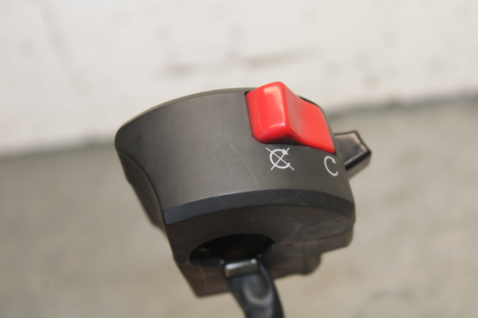 09-12 KAWASAKI NINJA ZX6R RIGHT CLIP ON HANDLE KILL OFF START SWITCH  BB698