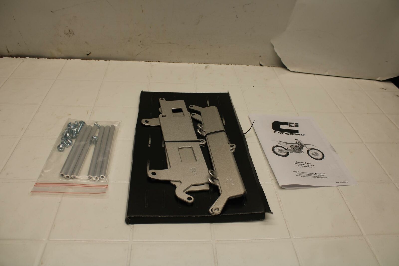 13-14 HONDA CRF450R CROSSPRO RADIATOR GUARD SHIELD 