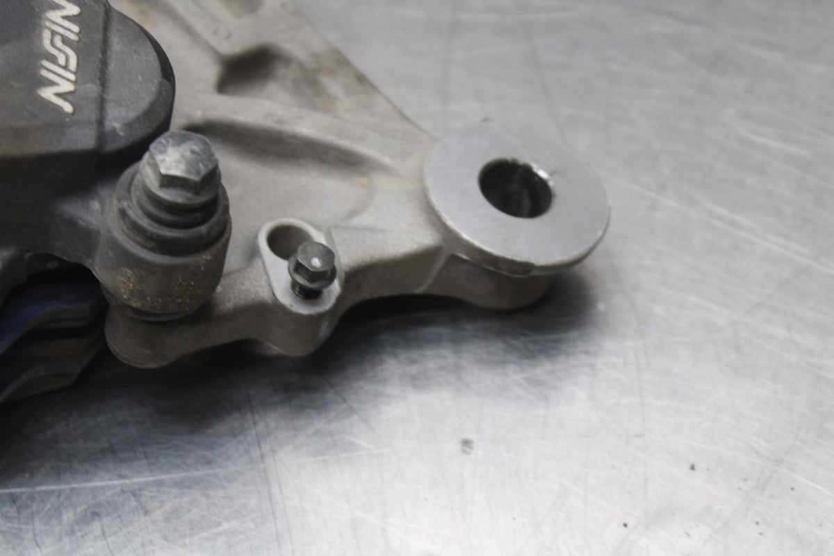 18 HONDA CB500F REAR BACK BRAKE CALIPER W MOUNT BRACKET BB861