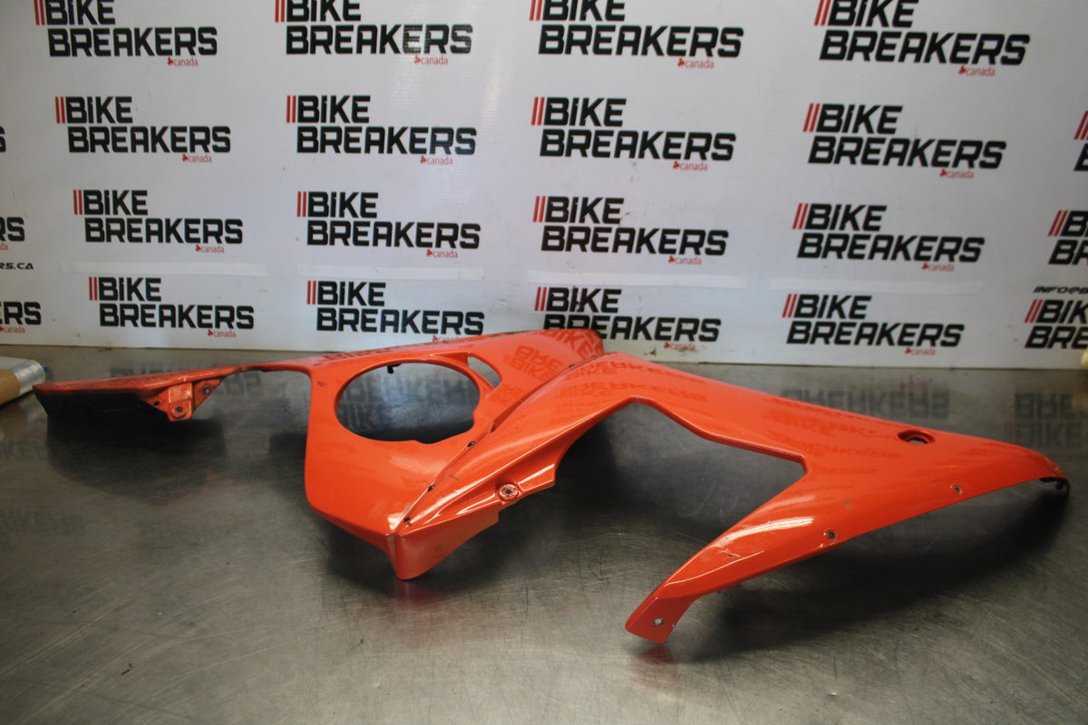 03-04 YAMAHA YZF R6 LEFT LOWER MID UPPER SIDE FAIRING COWL BB890