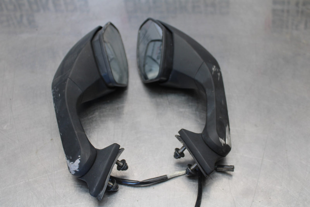 15-17 YAMAHA YZF R1 REAR VIEW MIRROR SET PAIR MIRRORS BB190