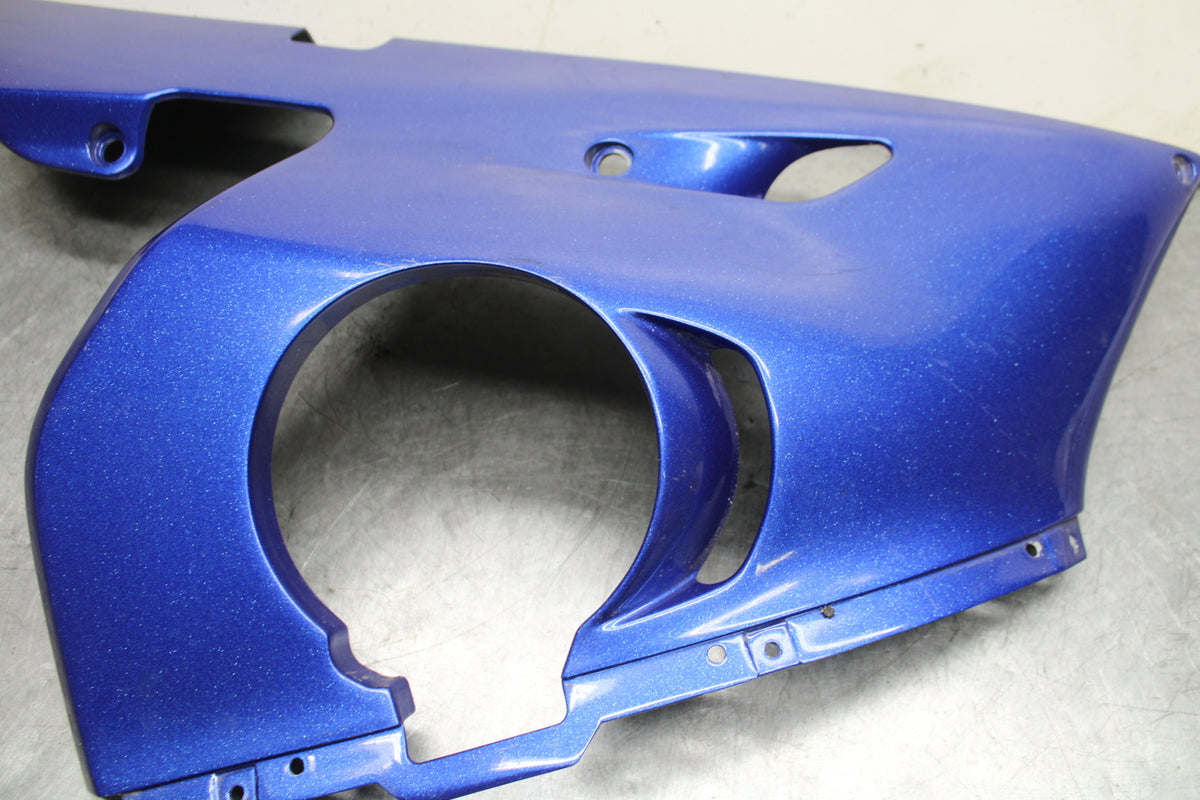 99-02 YAMAHA YZF R6 LEFT LOWER BOTTOM BELLY SIDE FAIRING COWL BB246