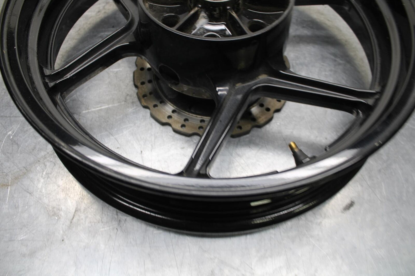 08-12 KAWASAKI NINJA 250R EX250J REAR ROTOR WHEEL RIM BRAKE DISC BB612