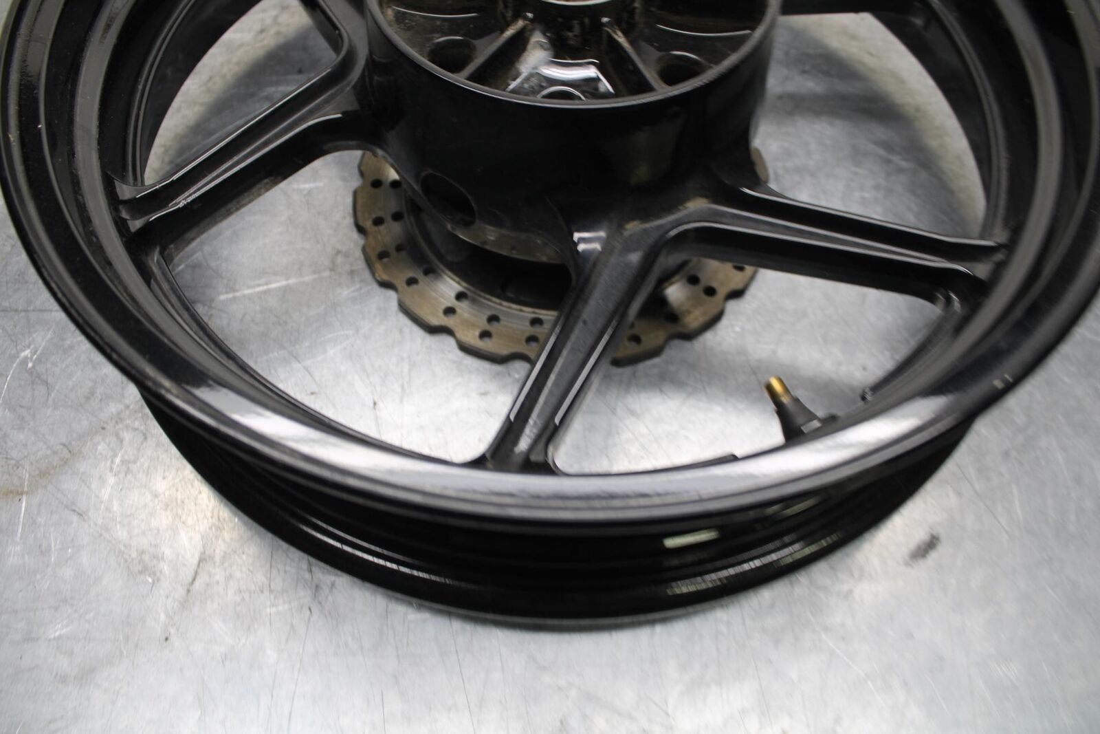 08-12 KAWASAKI NINJA 250R EX250J REAR ROTOR WHEEL RIM BRAKE DISC BB612