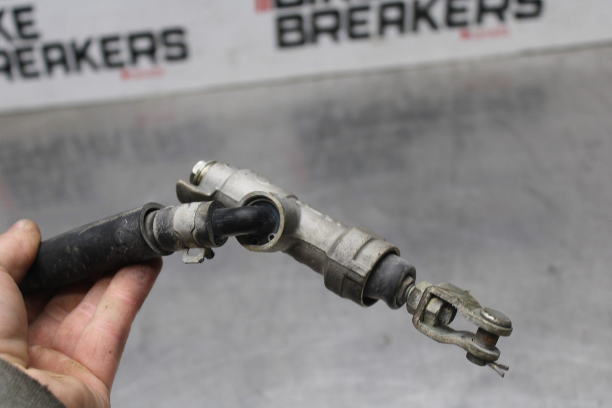 98 KAWASAKI NINJA ZX6 REAR BACK BRAKE MASTER CYLINDER W RESERVOIR BB870