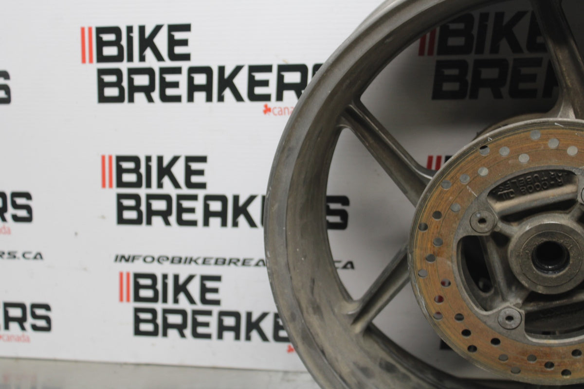 06 KAWASAKI Z750 REAR WHEEL BACL RIM & ROTOR BB837