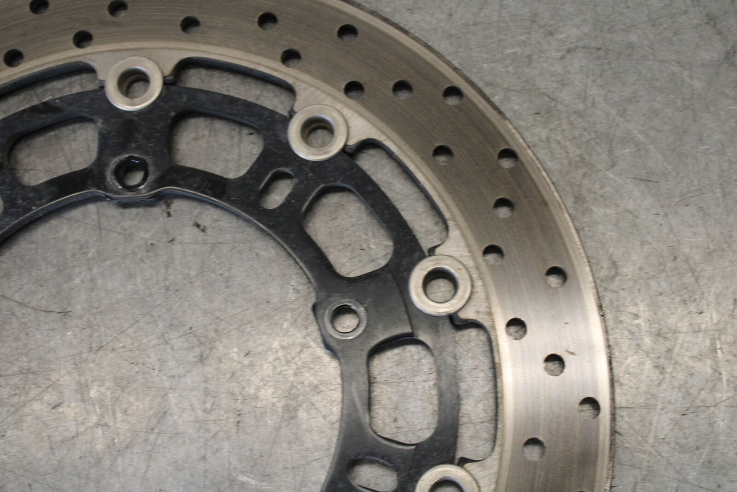 08-16 YAMAHA YZF R6 FRONT LEFT RIGHT BRAKE ROTORS DISCS 13S-2581T-00-00 BB665
