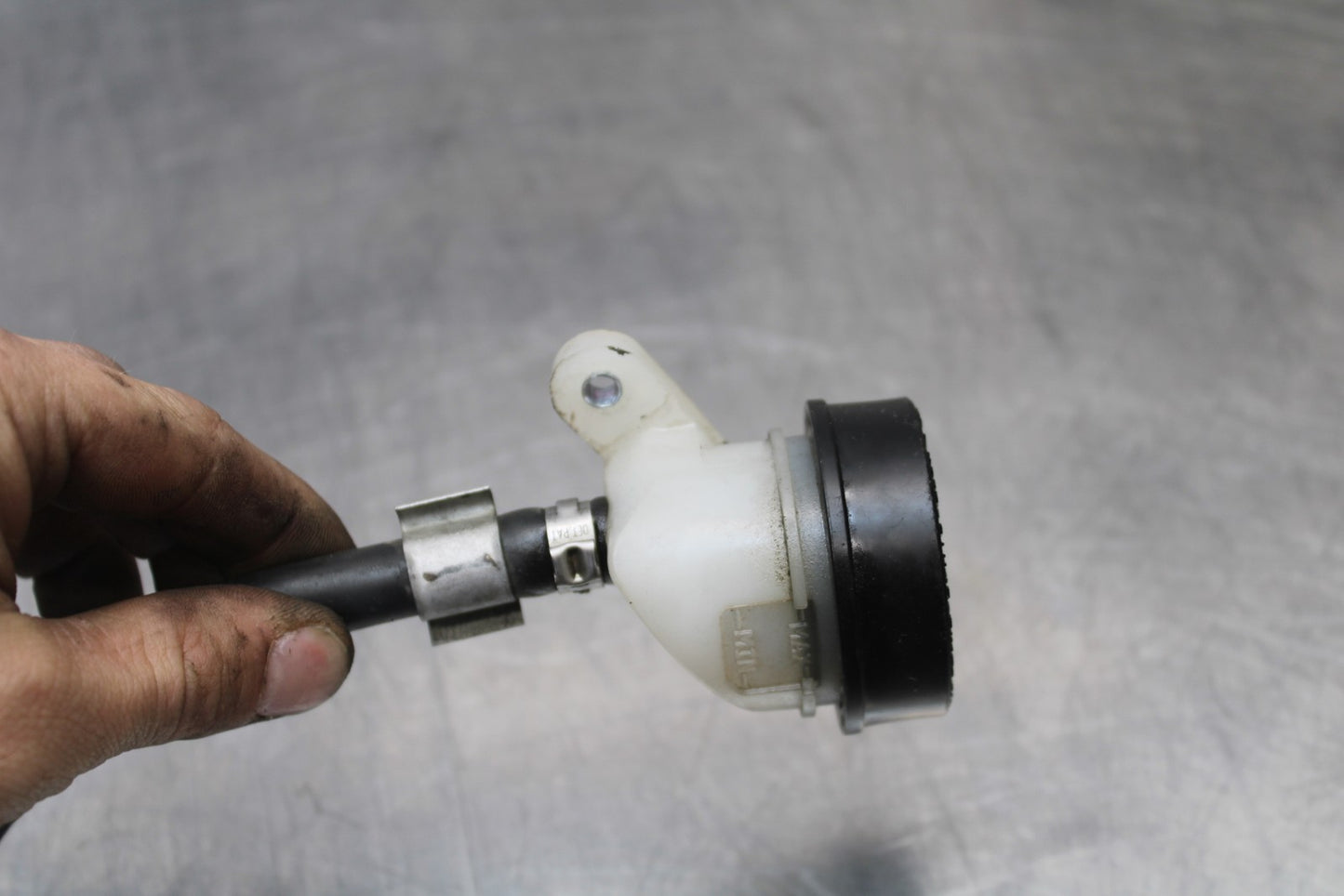 12-14 BMW S1000RR REAR BACK BRAKE MASTER CYLINDER W RESERVOIR BB204