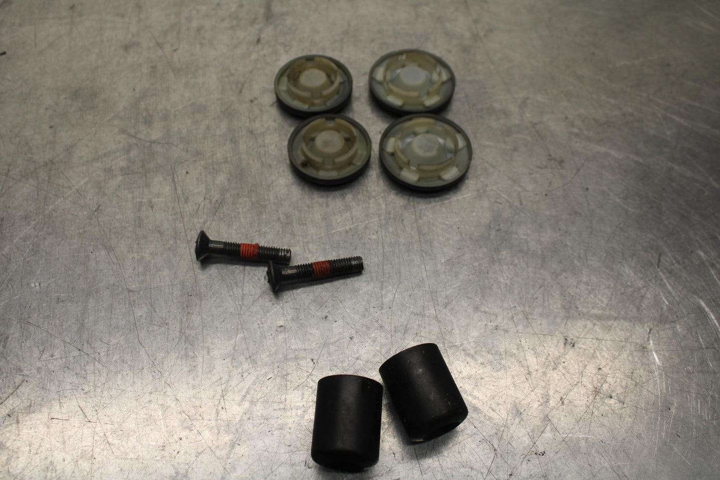 2009 Kawasaki Ninja 250R EX250J HANDLEBAR END CAPS WEIGHTS  BB87