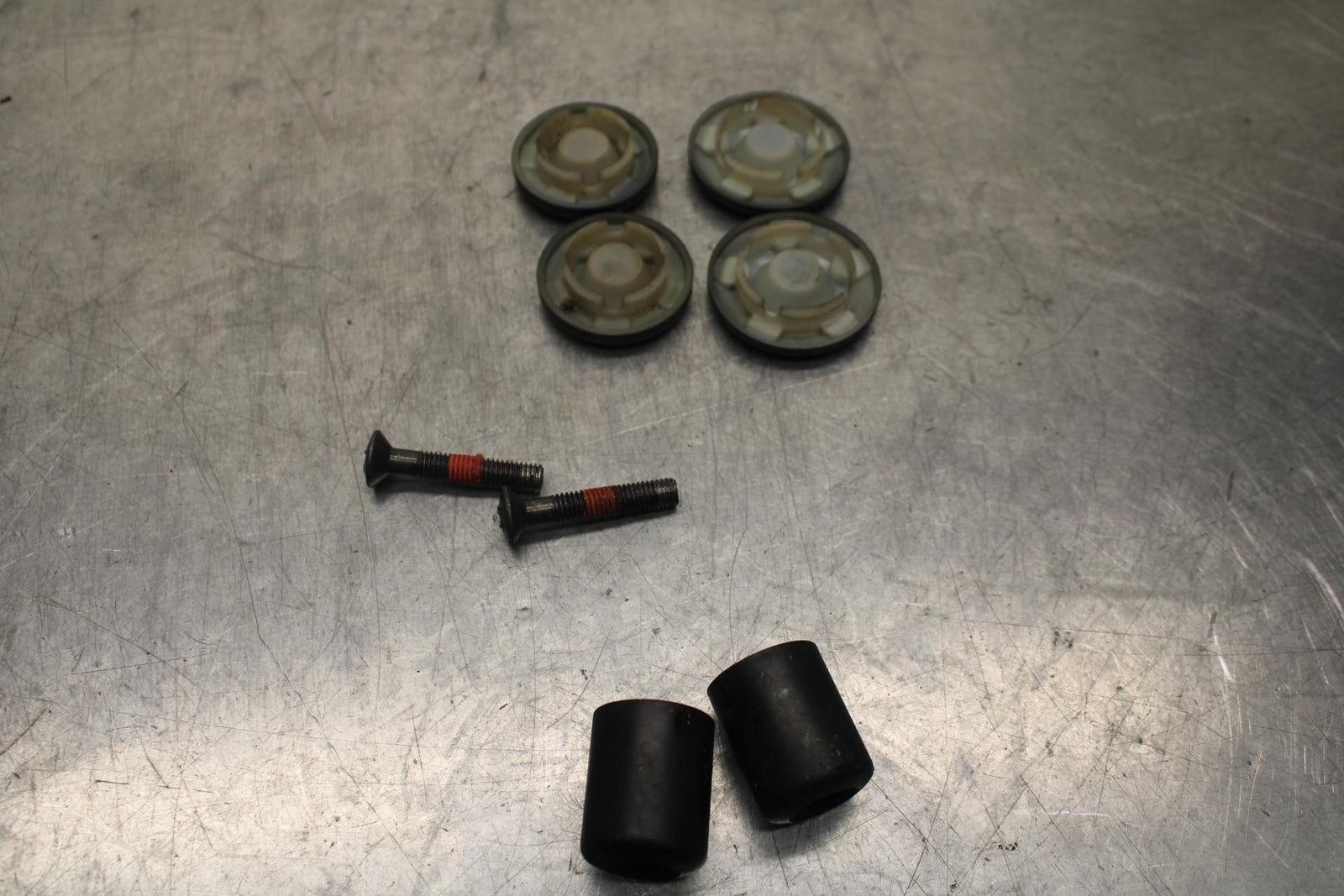 2009 Kawasaki Ninja 250R EX250J HANDLEBAR END CAPS WEIGHTS  BB87
