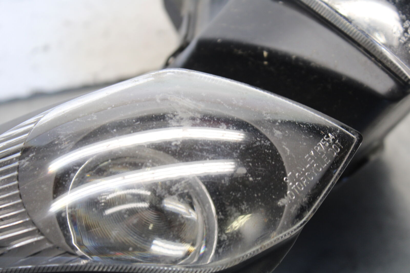 09-12 KAWASAKI NINJA ZX6R ZX600R FRONT HEADLIGHT HEAD LAMP 23007-0101 BB656