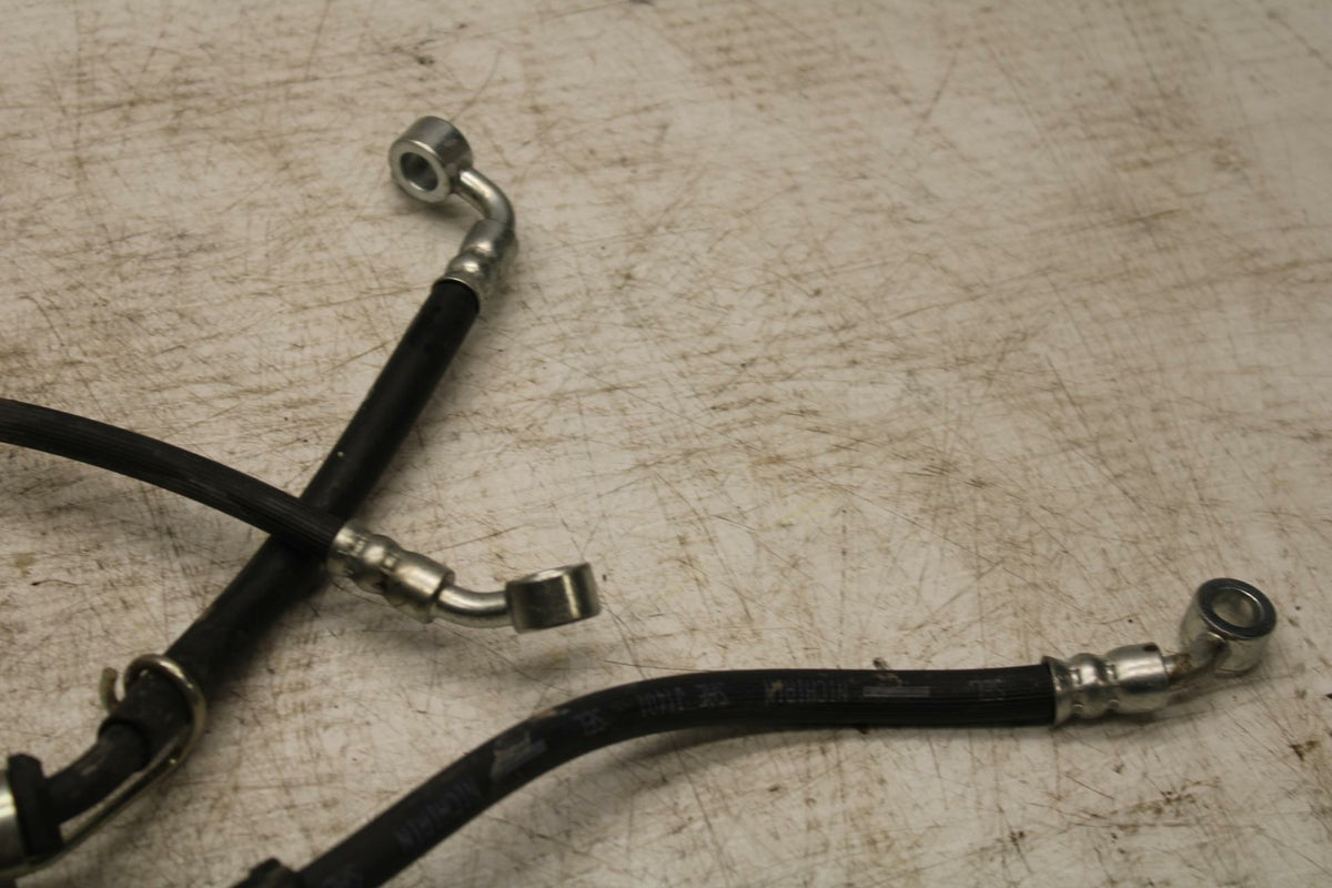 11-19 SUZUKI GSXR600 FRONT BRAKE CALIPER HOSES LINES BB371