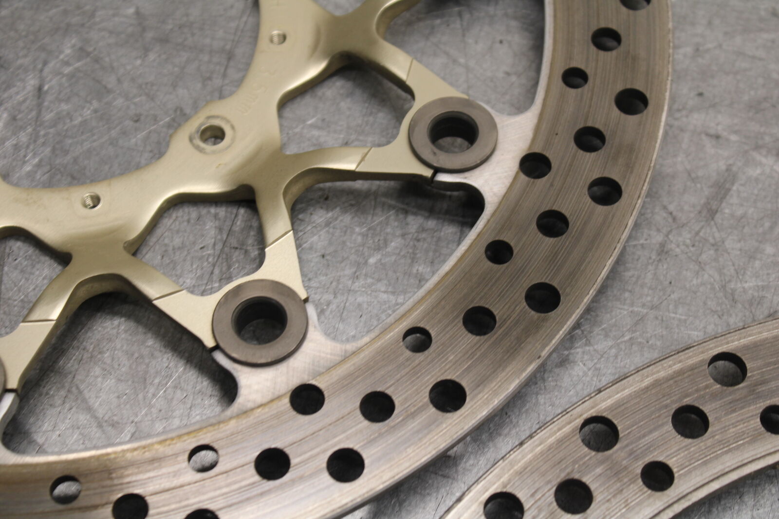 17-21 HONDA CBR1000RR SP FRONT LEFT RIGHT BRAKE ROTORS DISCS BB681