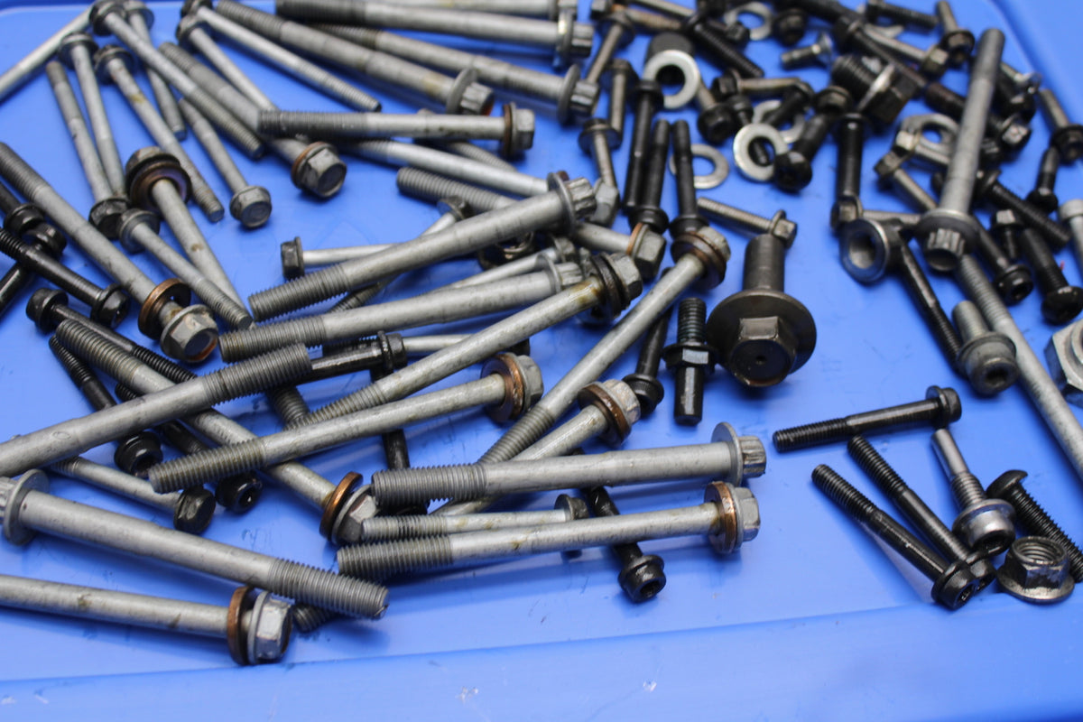 13-18 KAWASAKI NINJA ZX6R ENGINE MOUNTING BOLTS HARDWARE MOTOR SCREWS BB143