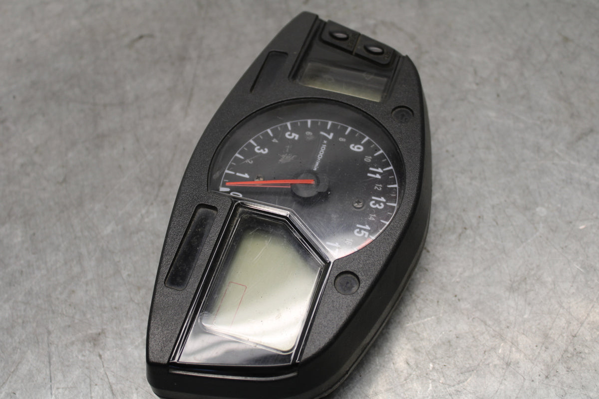 07-12 HONDA CBR600RR SPEEDO TACH GAUGES CLUSTER SPEEDOMETER TACHOMETER BB672