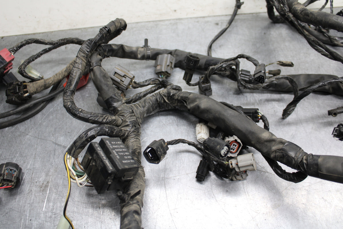 07-09 KAWASAKI VERSYS 650 MAIN ENGINE WIRING HARNESS MOTOR WIRE LOOM BB125