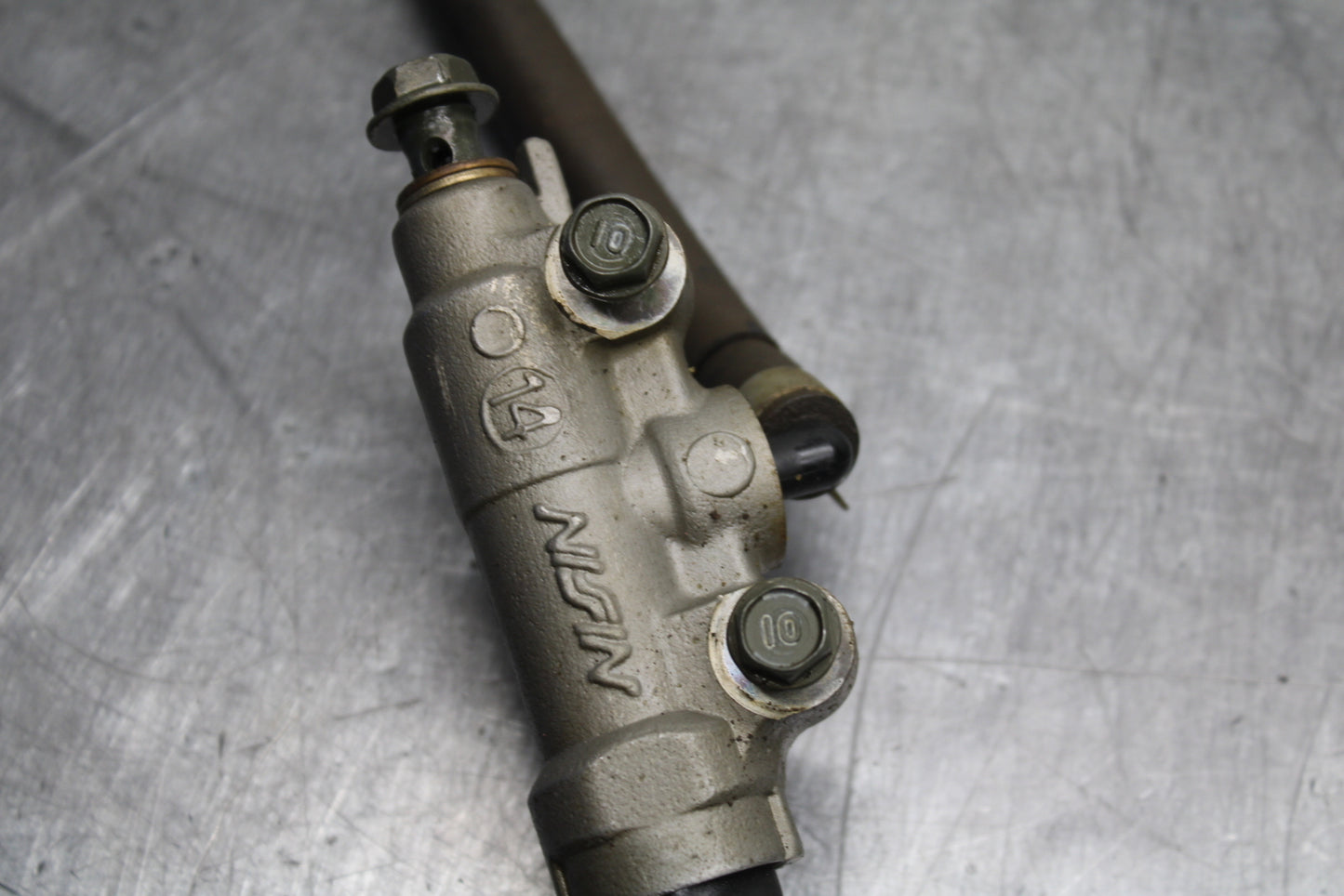 03-06 SUZUKI QUADSPORT Z400 REAR BACK BRAKE MASTER CYLINDER W RESERVOIR BB126