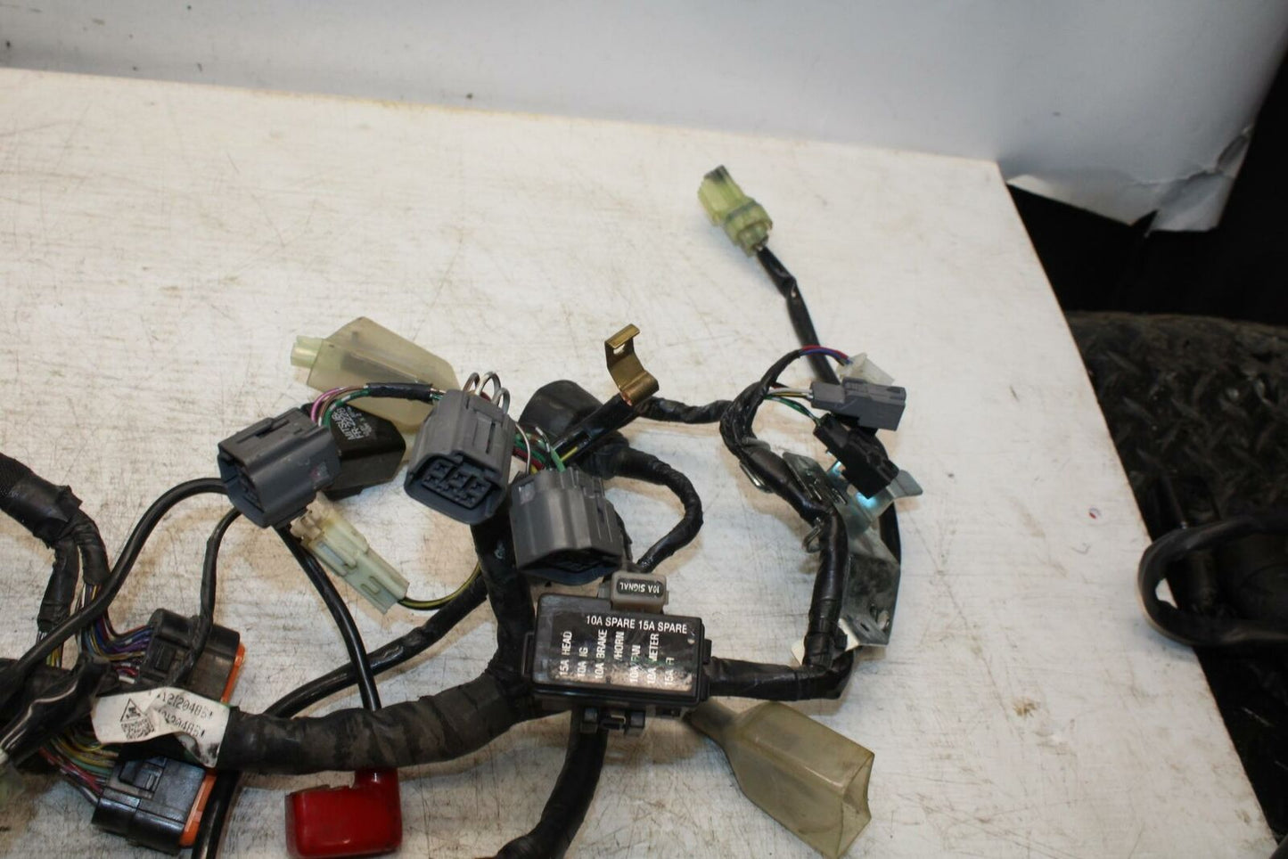 12-13 KAWASAKI EX300 NINJA MAIN ENGINE WIRING HARNESS MOTOR WIRE LOOM BB373