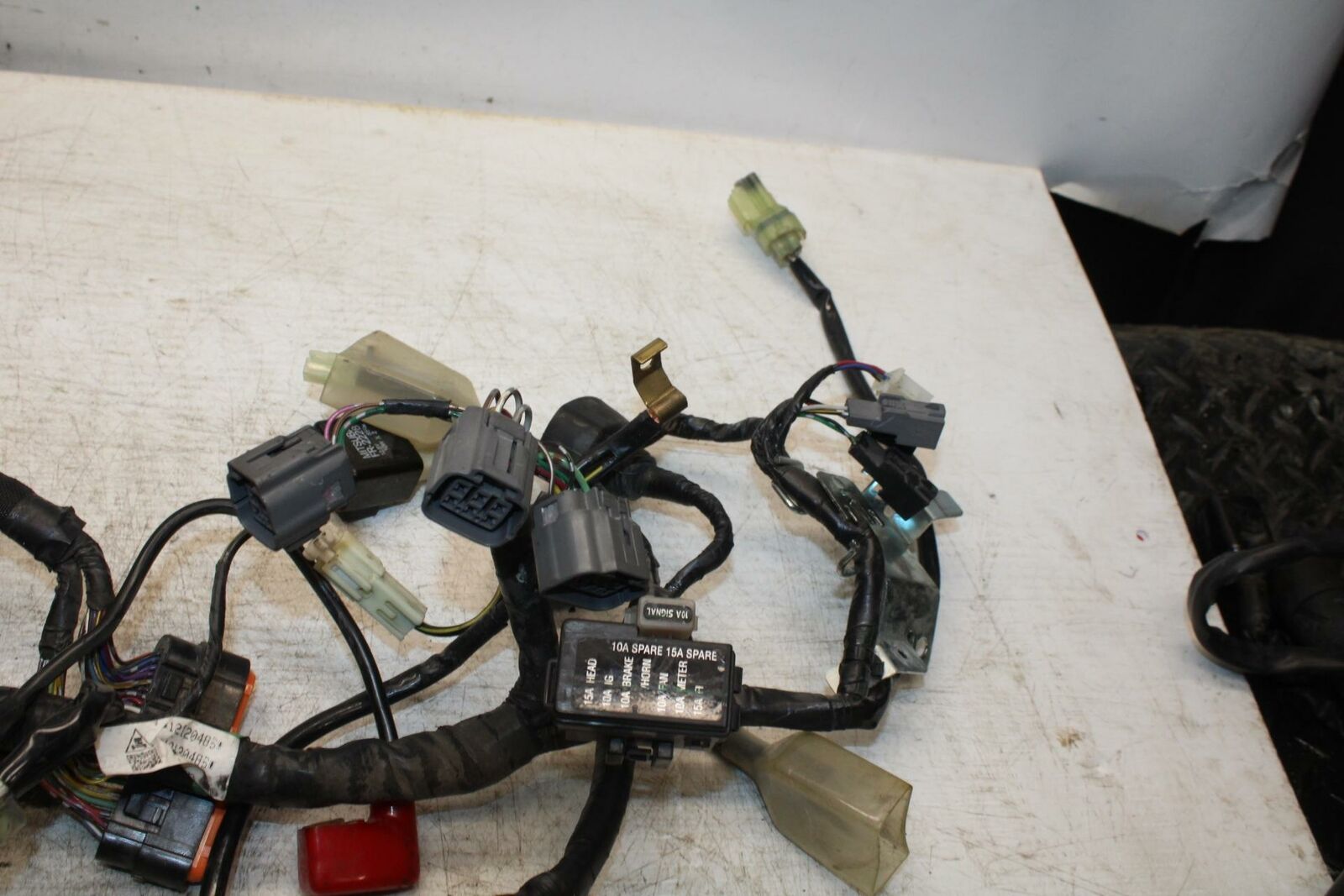 12-13 KAWASAKI EX300 NINJA MAIN ENGINE WIRING HARNESS MOTOR WIRE LOOM BB373